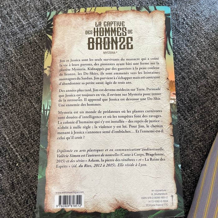Livre SF captive hommes de bronze - photo numéro 2