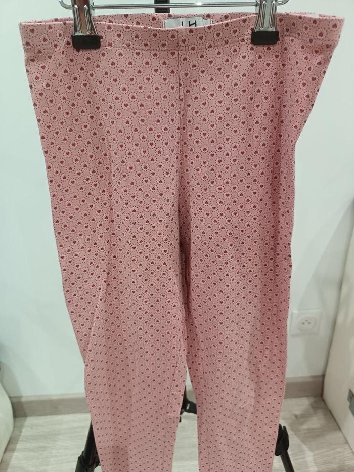 Legging 12 ans la halle rose pâle avec motif - photo numéro 2