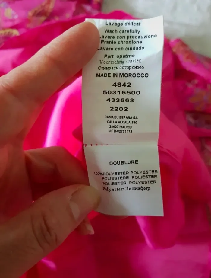 Robe courte habillée imprimé cachemire 38 - photo numéro 8
