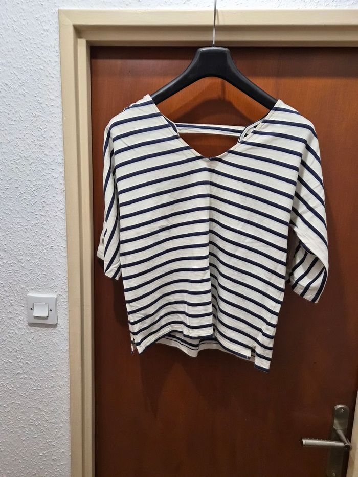 Tee-shirt marinière 3/4