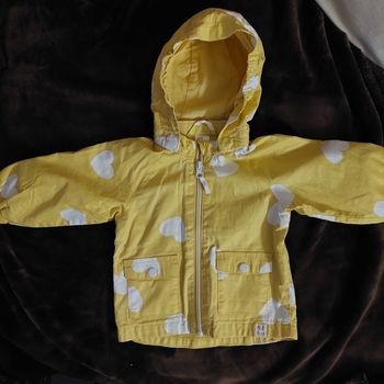 Veste fille jaune
