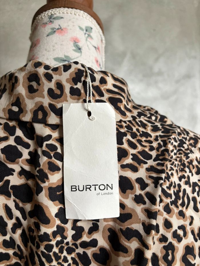 Robe léopard drapée Burton neuve - photo numéro 11