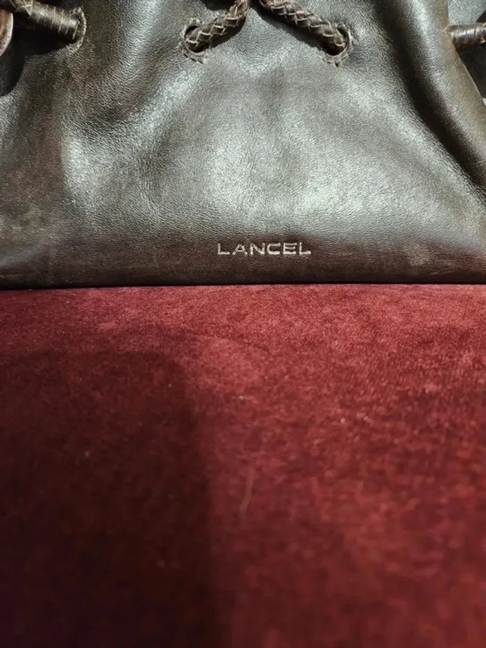 Sac à main Lancel en cuir grainé tressé - Élégance et qualité - Bon état - photo numéro 5