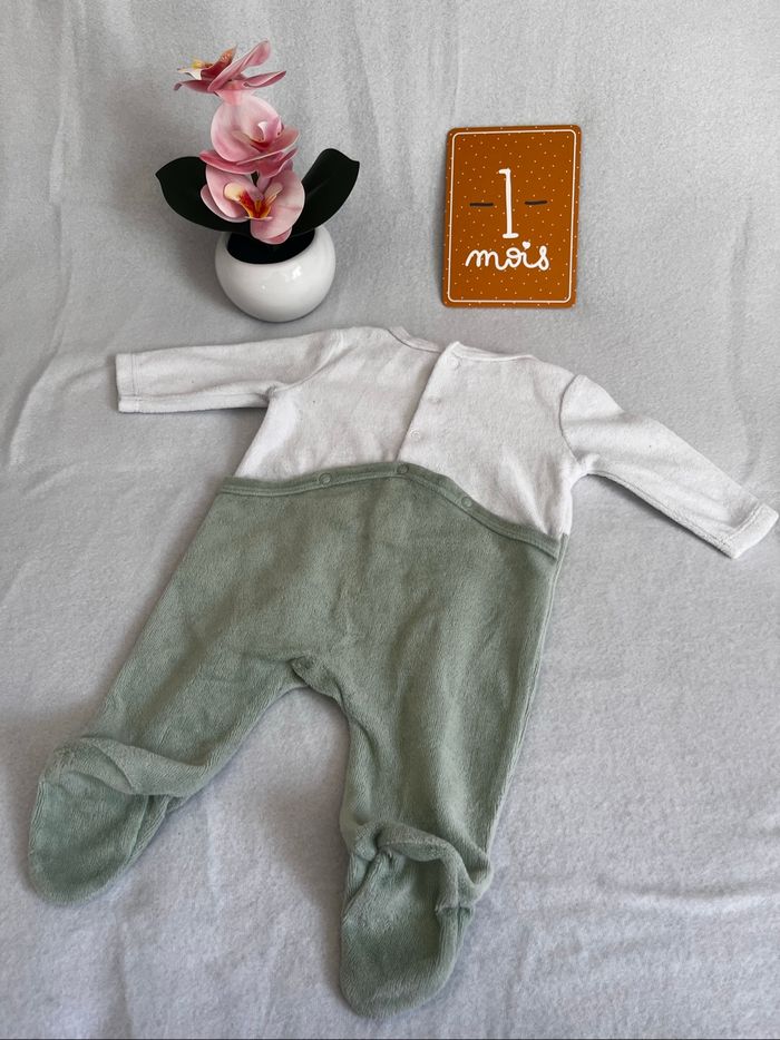 Pyjama velours 1 mois - photo numéro 2