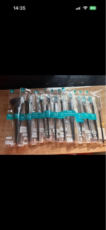 Lot de pinceaux à maquillage