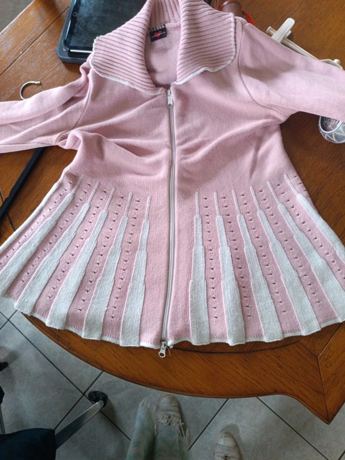 Gilet rose zippé Gorgeous 36 - photo numéro 5