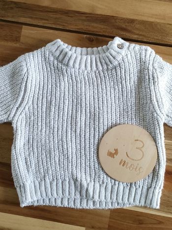 Pull maille crème VERTBAUDET