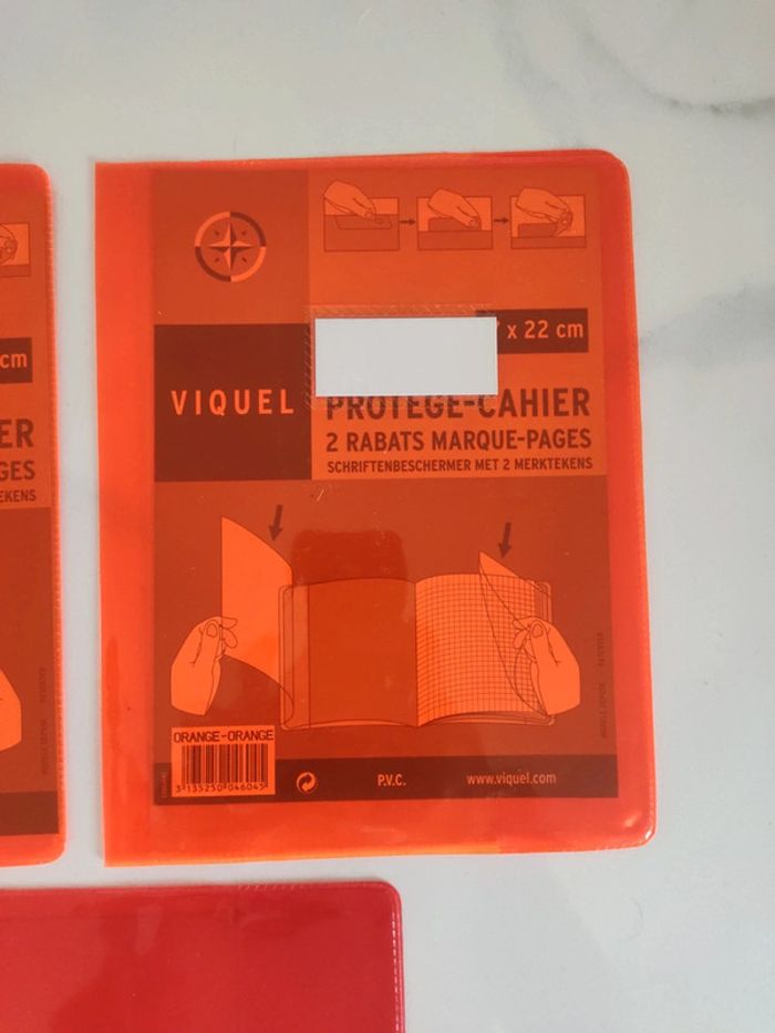 Lot de trois protèges cahiers - photo numéro 2