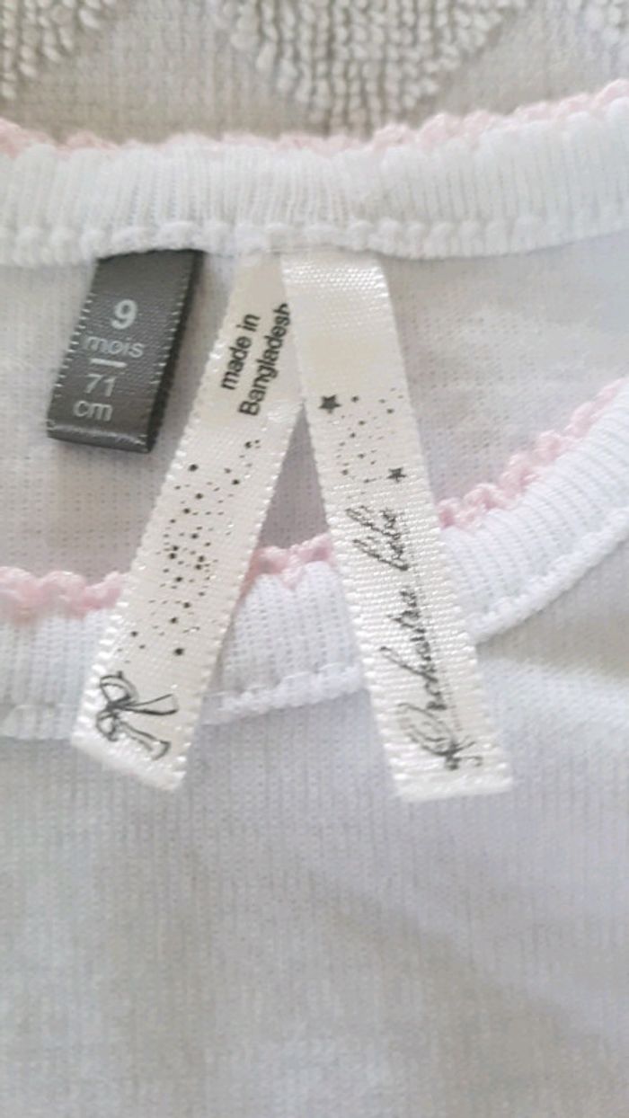 Lot bodys fille 9 mois - photo numéro 5