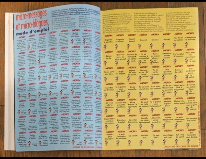 Ancien journal de mickey avec cadeau + fiches N°2355 1997 - photo numéro 3