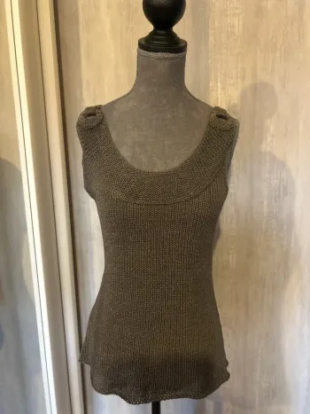 Top façon maille