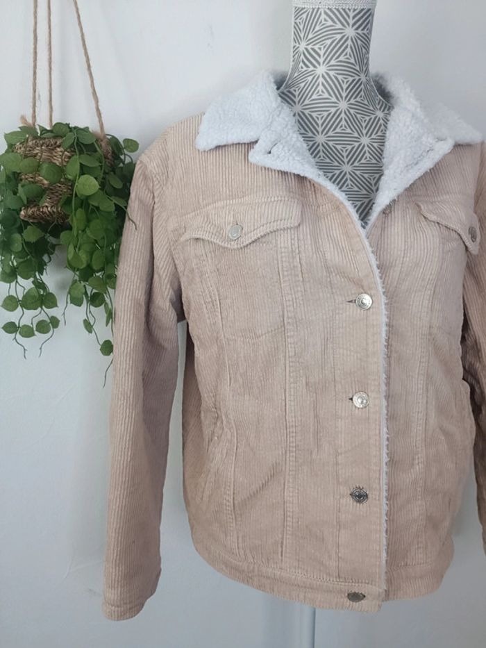 🌸 Veste Style velours taille M - photo numéro 3