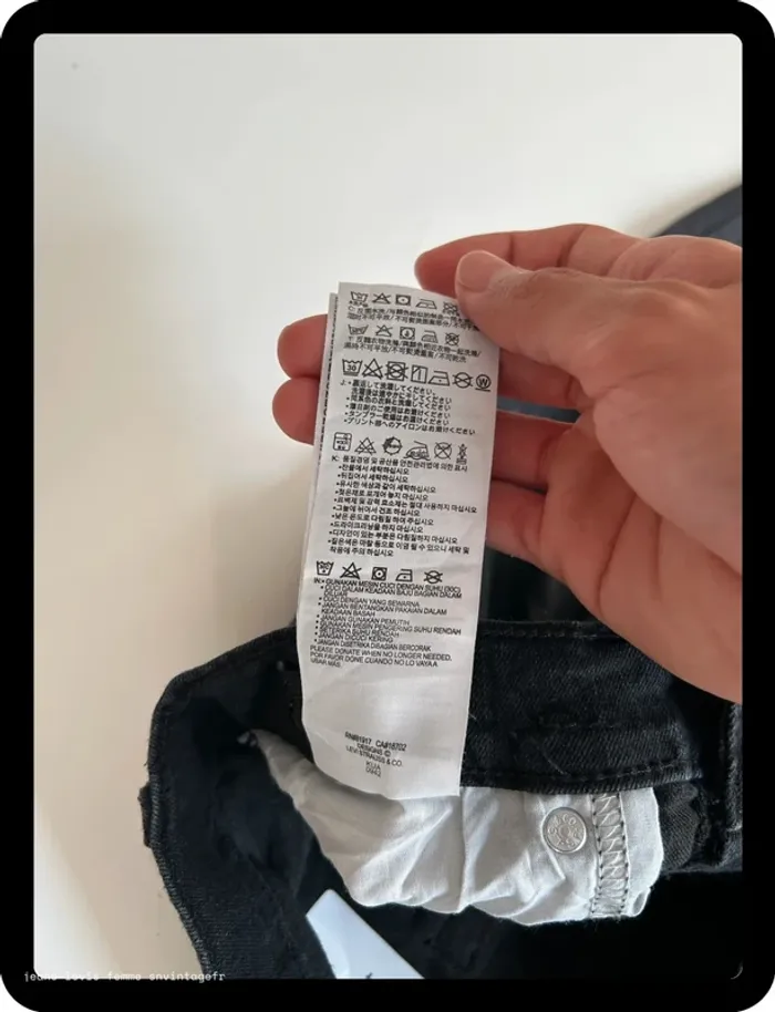 Jean Levi's Garçon Noir | 511 Slim | 16 Ans | Très Bon État | BP74 - photo numéro 7