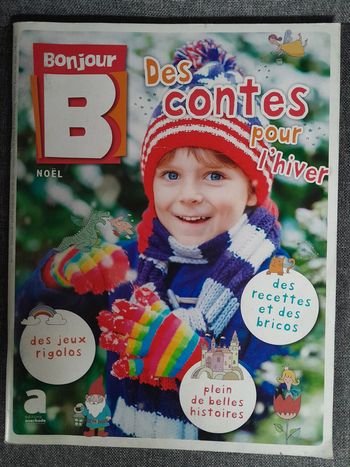 livre d'activités Bonjour B - des contes pour l'hiver