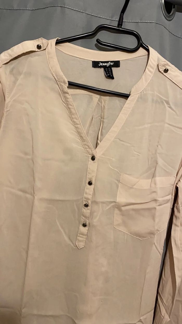 Blouse beige - photo numéro 2