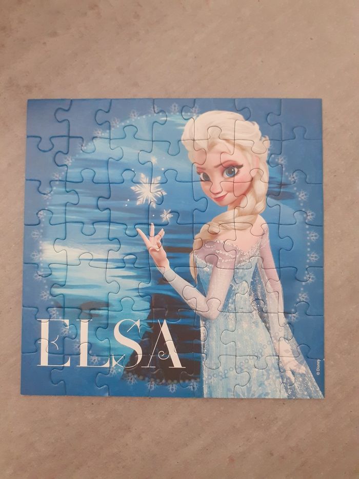 Lot puzzles reine des neiges - photo numéro 3