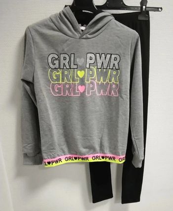Survêtement gris 14 ans