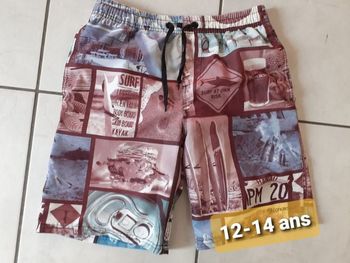 Short de bain 12--14 ans