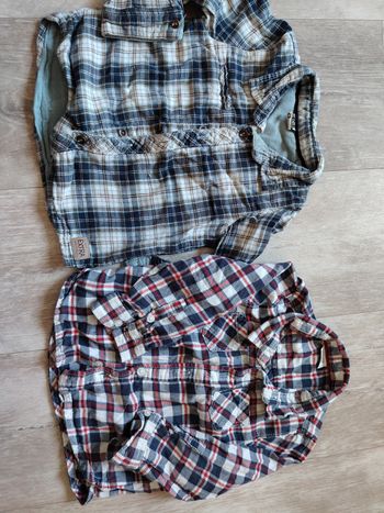 Lot 2 chemises 2 ans