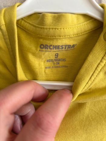 Tee shirt orchestra taille 9 mois