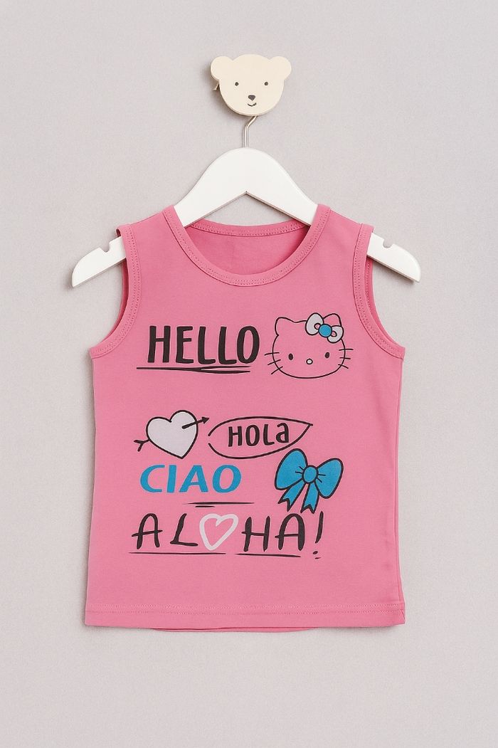 Lots de 2 haut Hello Kitty 6 ans - photo numéro 3
