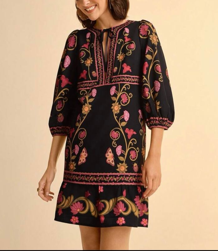 mini robe avec motif