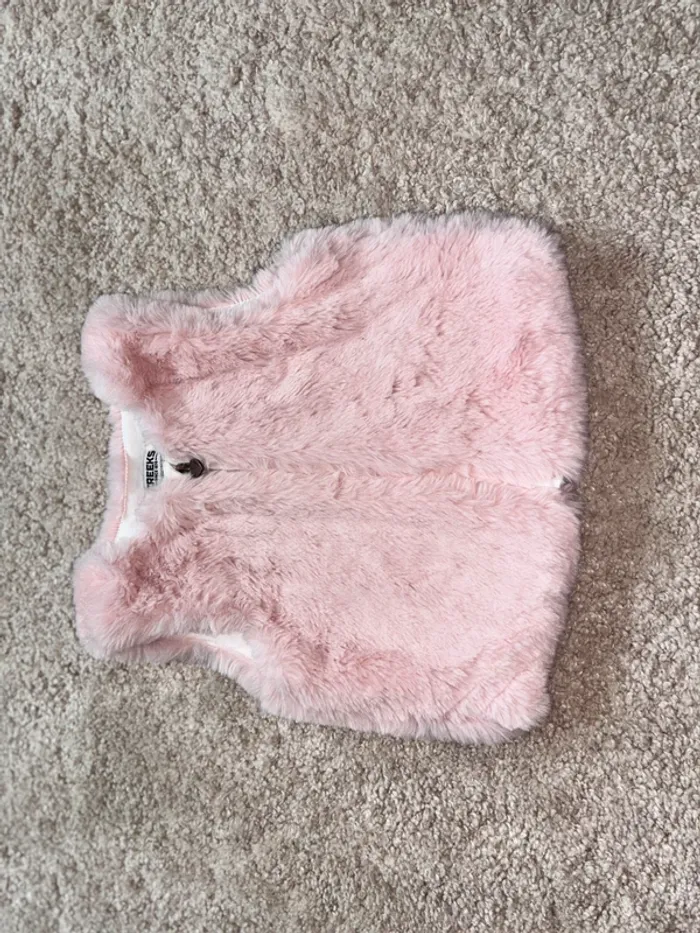 Gilet sans manches à poil doux