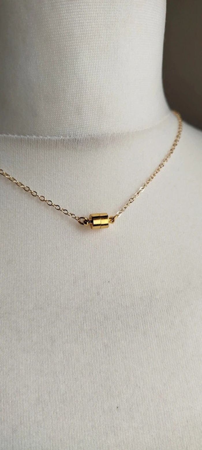 Collier p/Or 24 carats croix de Ankh Égyptienne - photo numéro 5