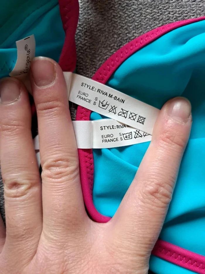 Maillot de bain bleu en S - photo numéro 6