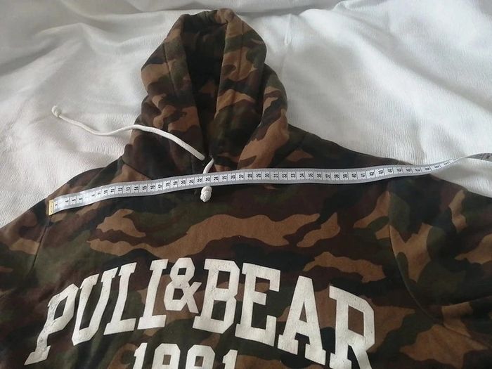 pull et pull a capuche Pull & Bear marron taille M - photo numéro 4