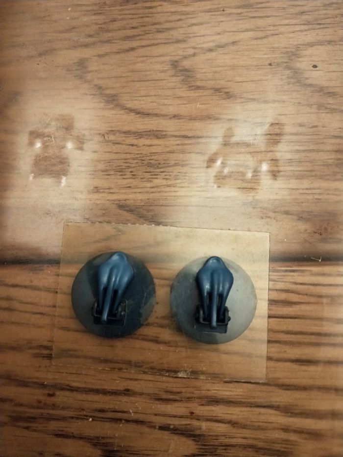 Boucles d'oreilles à pinces vintage - photo numéro 2