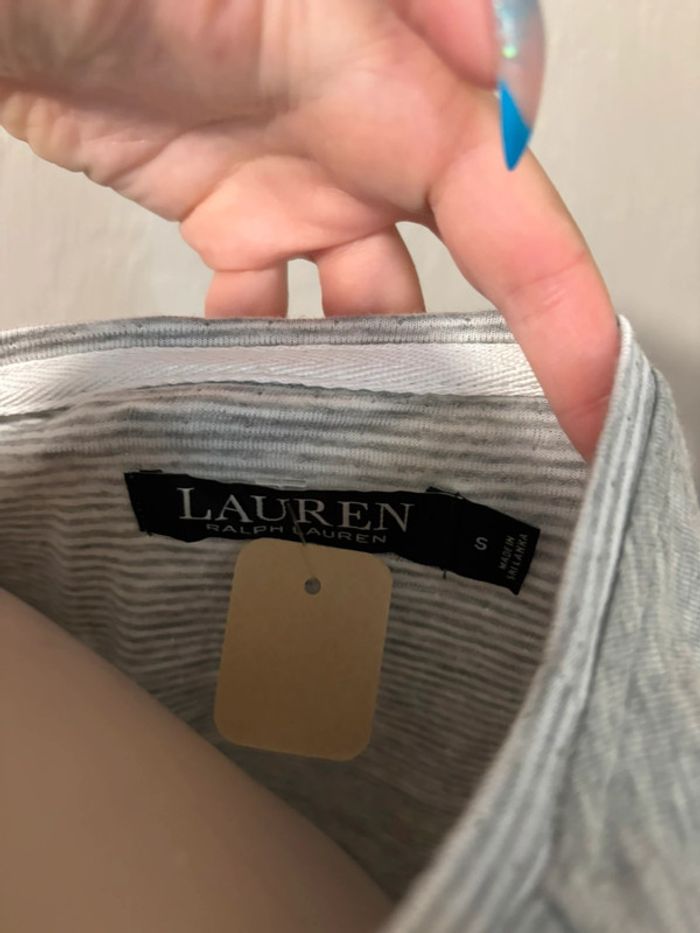 Pull Ralph Lauren gris - photo numéro 3