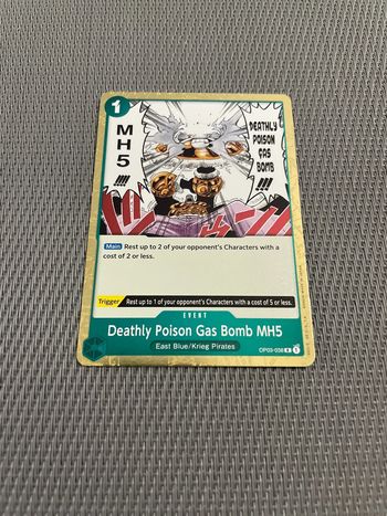 Carte One Piece Deathly Poison Gas Bomb MH5 OP03-030 R Pillars of strenght