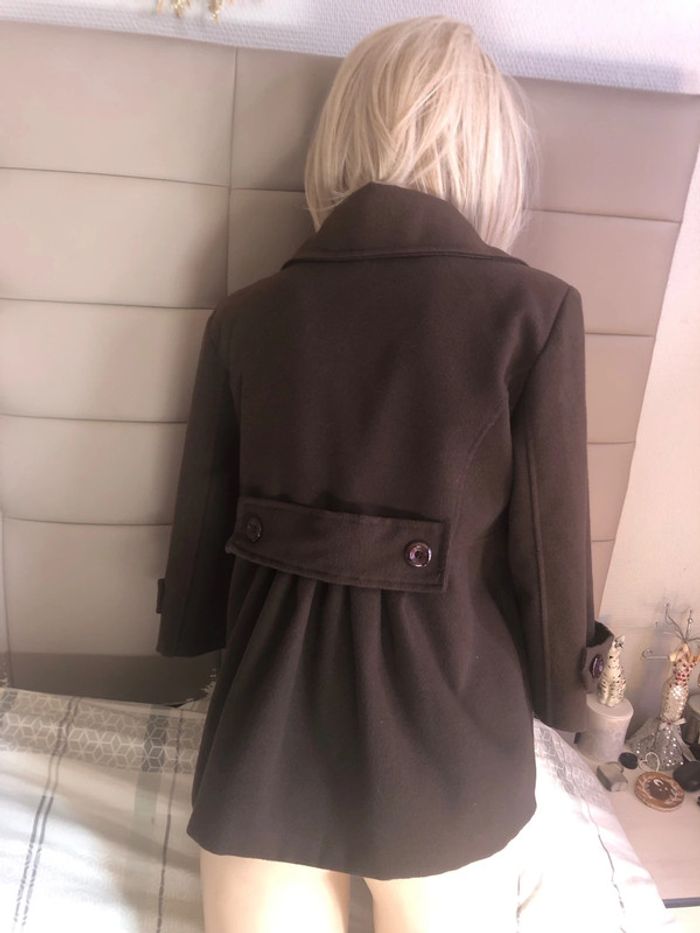 Manteau marron foncé - photo numéro 3