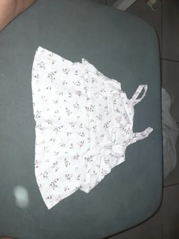Blouse à fleurs fine bretelle orchestra 80 cm 18 mois