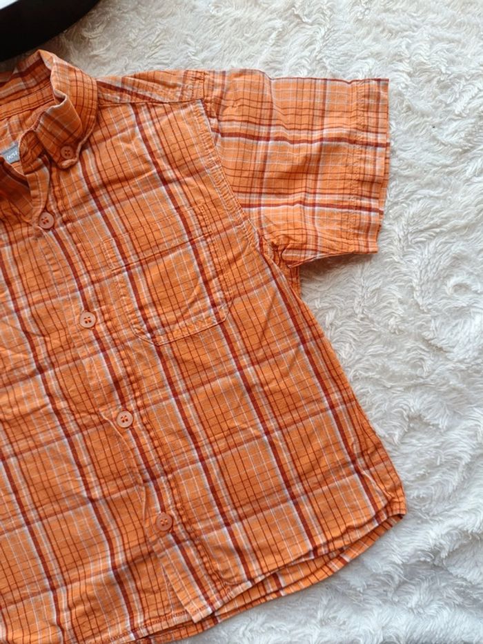 Chemise manches courtes à carreaux Garçon 2 ans Best way 100% coton - photo numéro 4