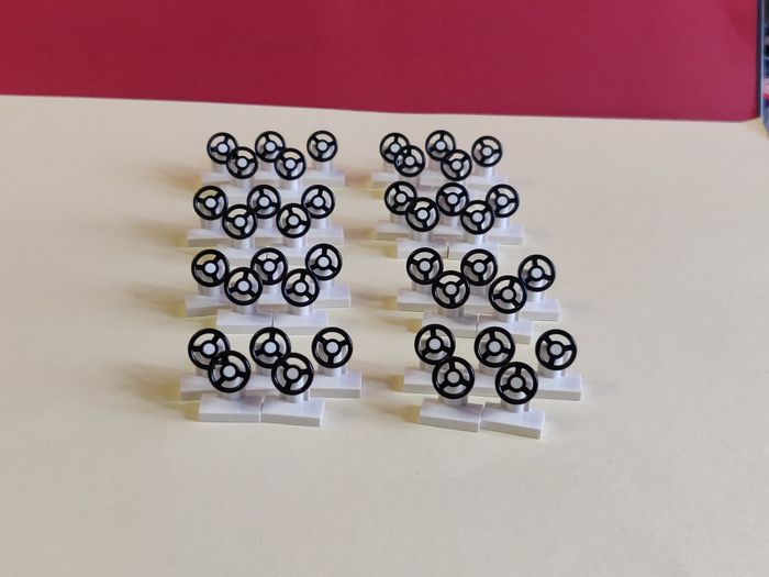 40 volants blancs Lego - jamais utilisés parfait état - vrai Lego
