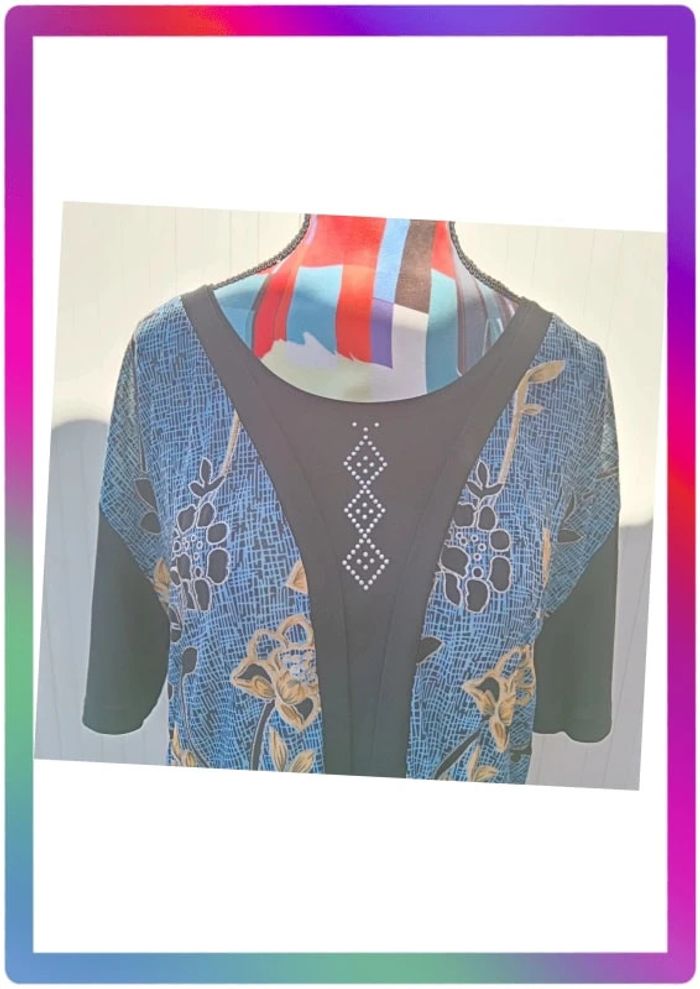 Blouse manches courtes XXXL Conos - photo numéro 3
