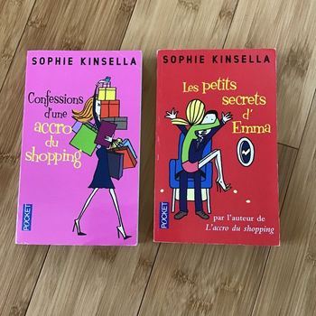 Lot de 2 romans de sophie kinsella