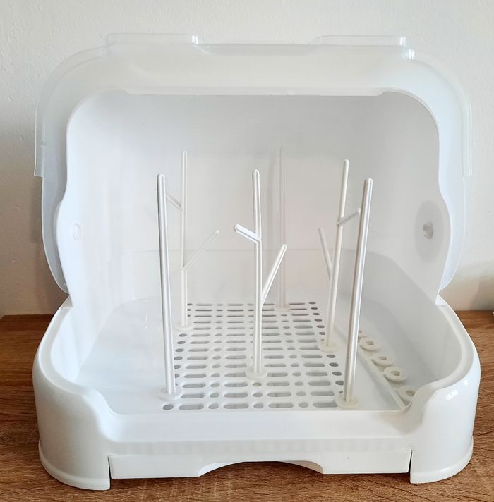 Égouttoir à biberons + biberons - photo numéro 2