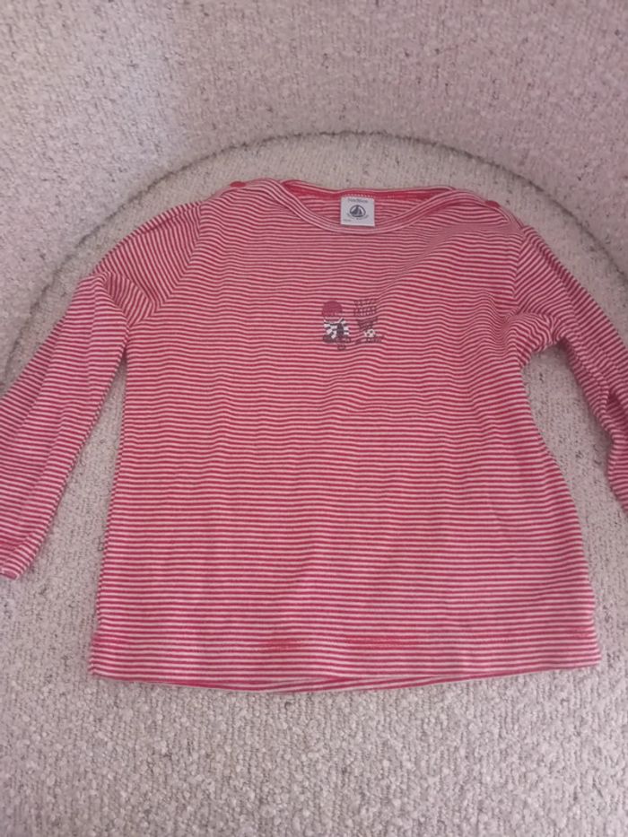 T shirt Manche longue 2 ans Petit Bateau