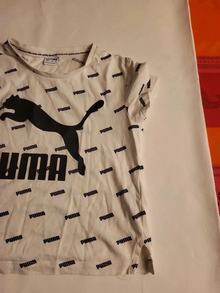 T-shirt blanc Puma - photo numéro 3