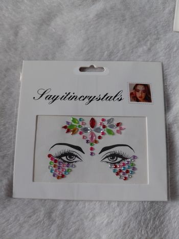 Autocollants bijoux a strass