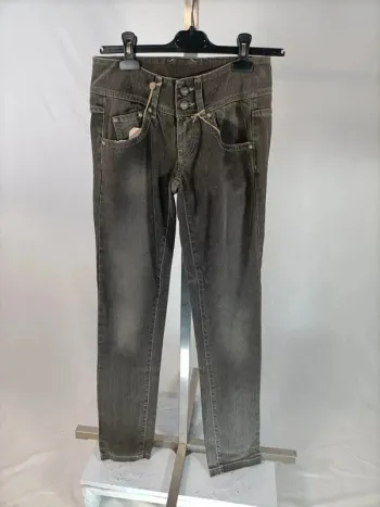 Jean gris Marlboro Classics taille 26 (36 FR) délavé coupe droite A069