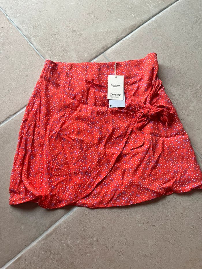 Mini jupe mango rose neuve