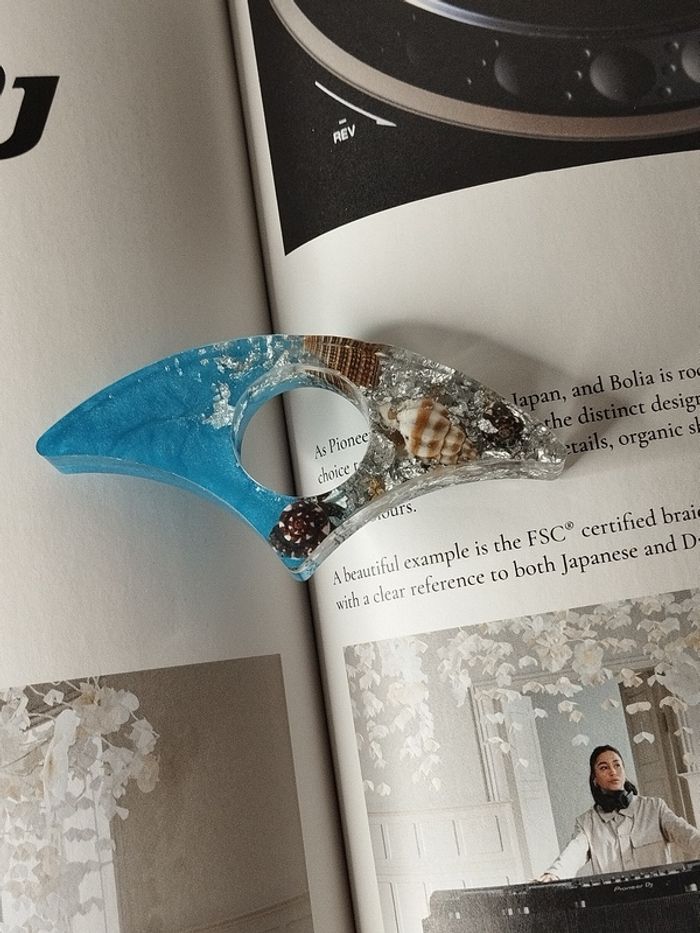 Fait main Support de Pouce de Lecture en résine abr044 - photo numéro 4