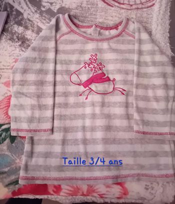 Veste de pyjama en 3/4 ans 