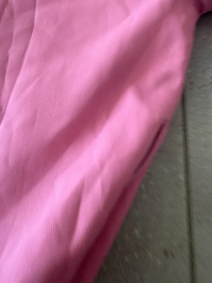 Long blazer rose Missguided taille 38, très bon état il manque la ceinture, 80cm longueur - photo numéro 7