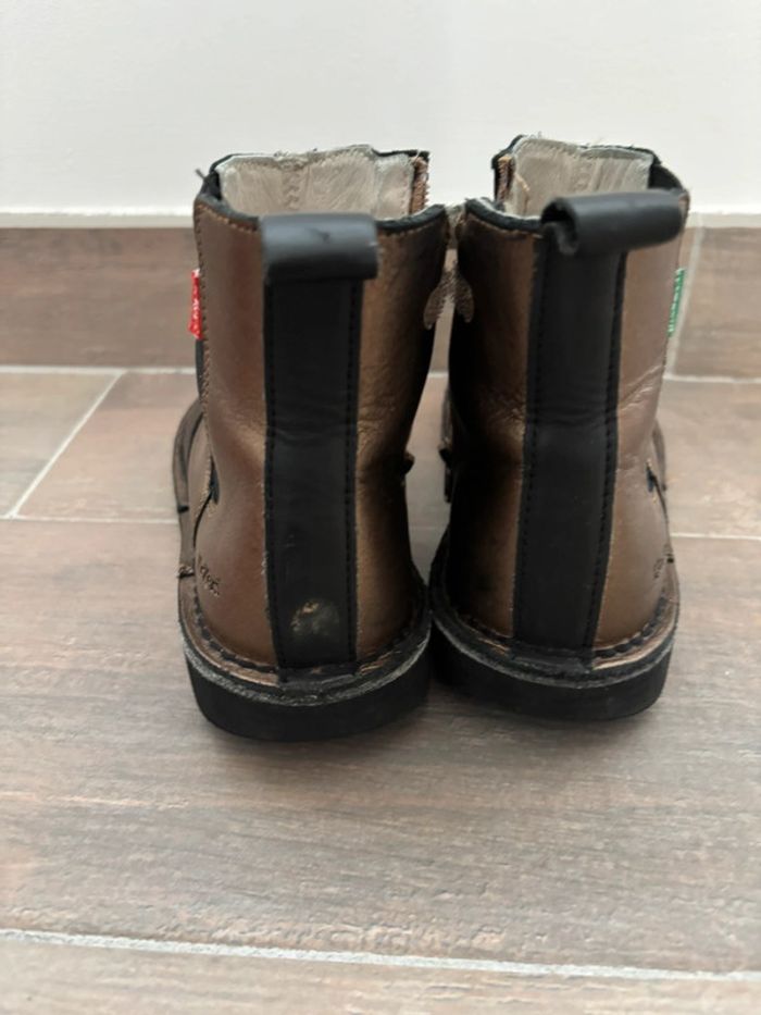 Boots kickers pointure 32 bronze kick yoto kid - photo numéro 4