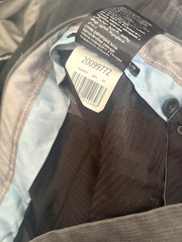 Pantalon de costume  gris Celio - Taille 44 - photo numéro 4